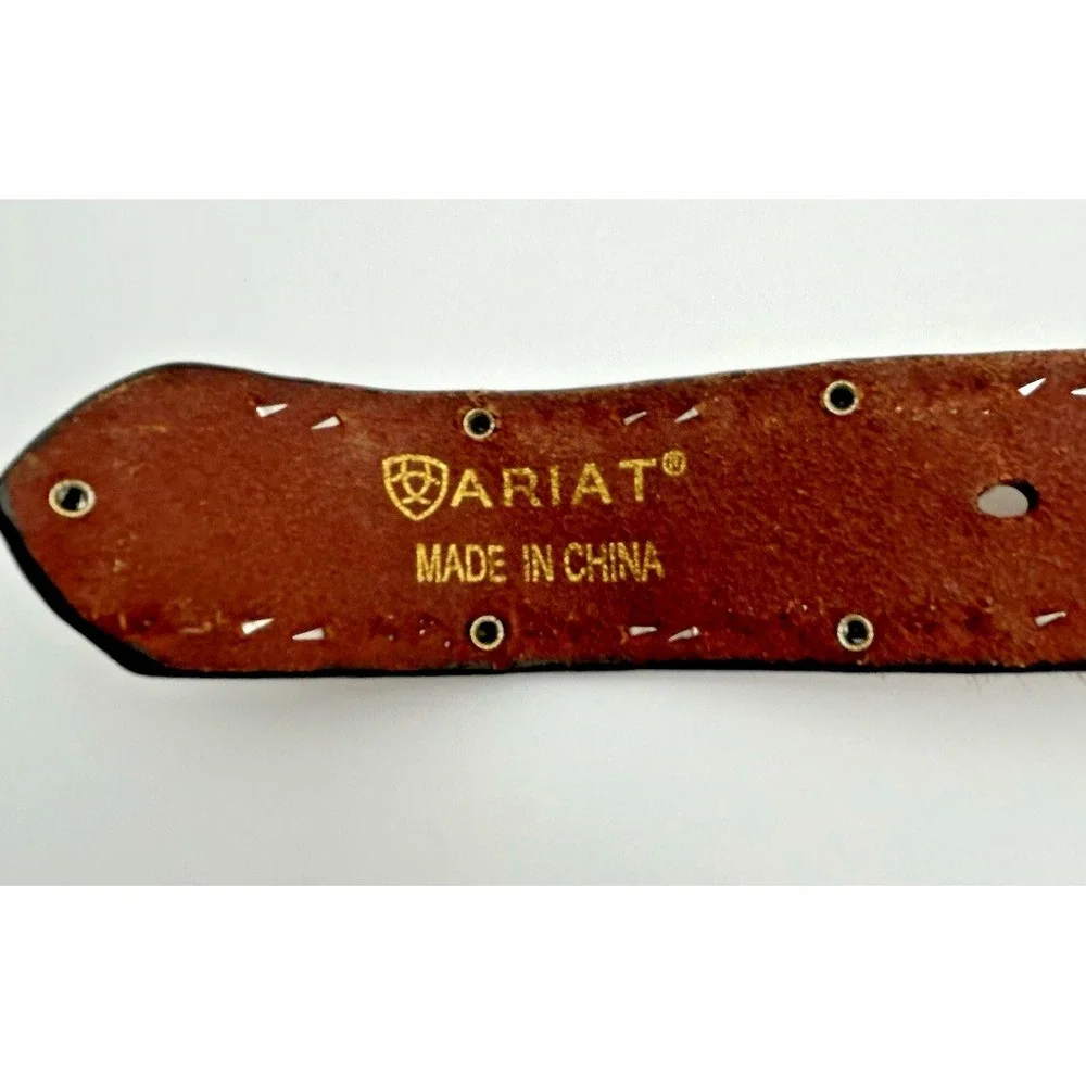 Ariat Western Belt Girls Unisex 22 Native Beaded Cow Hair Leather A1302602 27